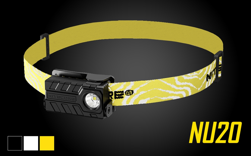 פנס ראש נטען 360 לומן NU20 N מבית המותג NITECORE