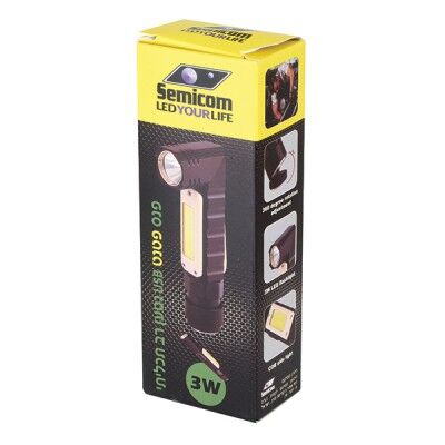 פנס פטנט לעבודה ולראש עם USB נטען רב תכליתי